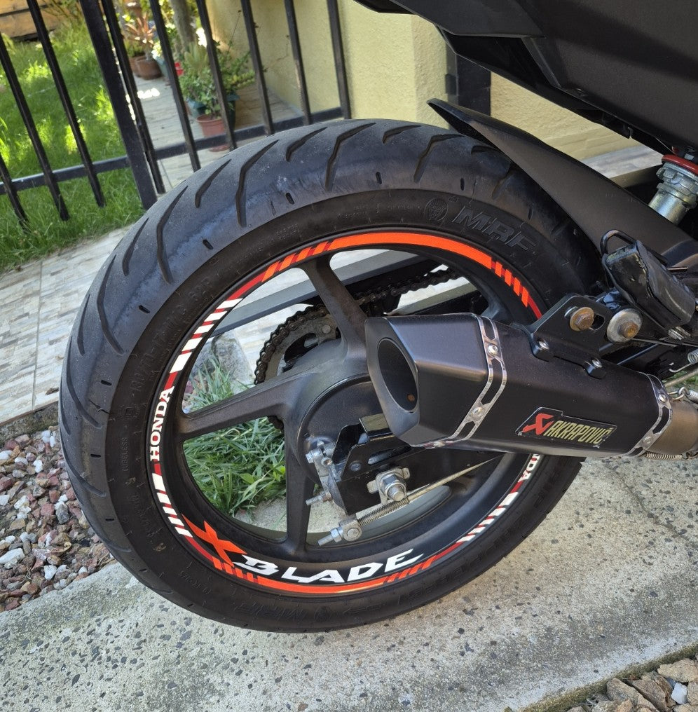 Kit stickers rines reflectantes Xblade