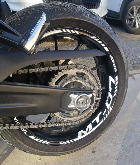 Kit stickers rines reflectantes MT