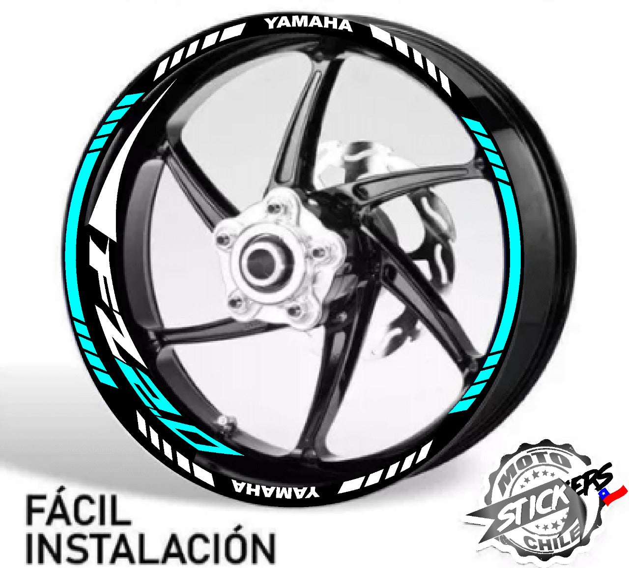Kit stickers rines reflectantes FZ
