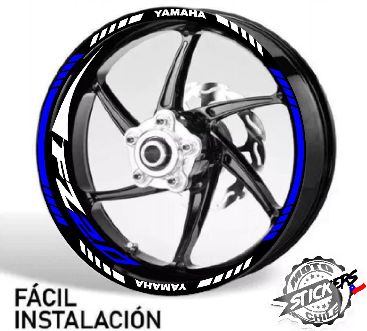 Kit stickers rines reflectantes FZ
