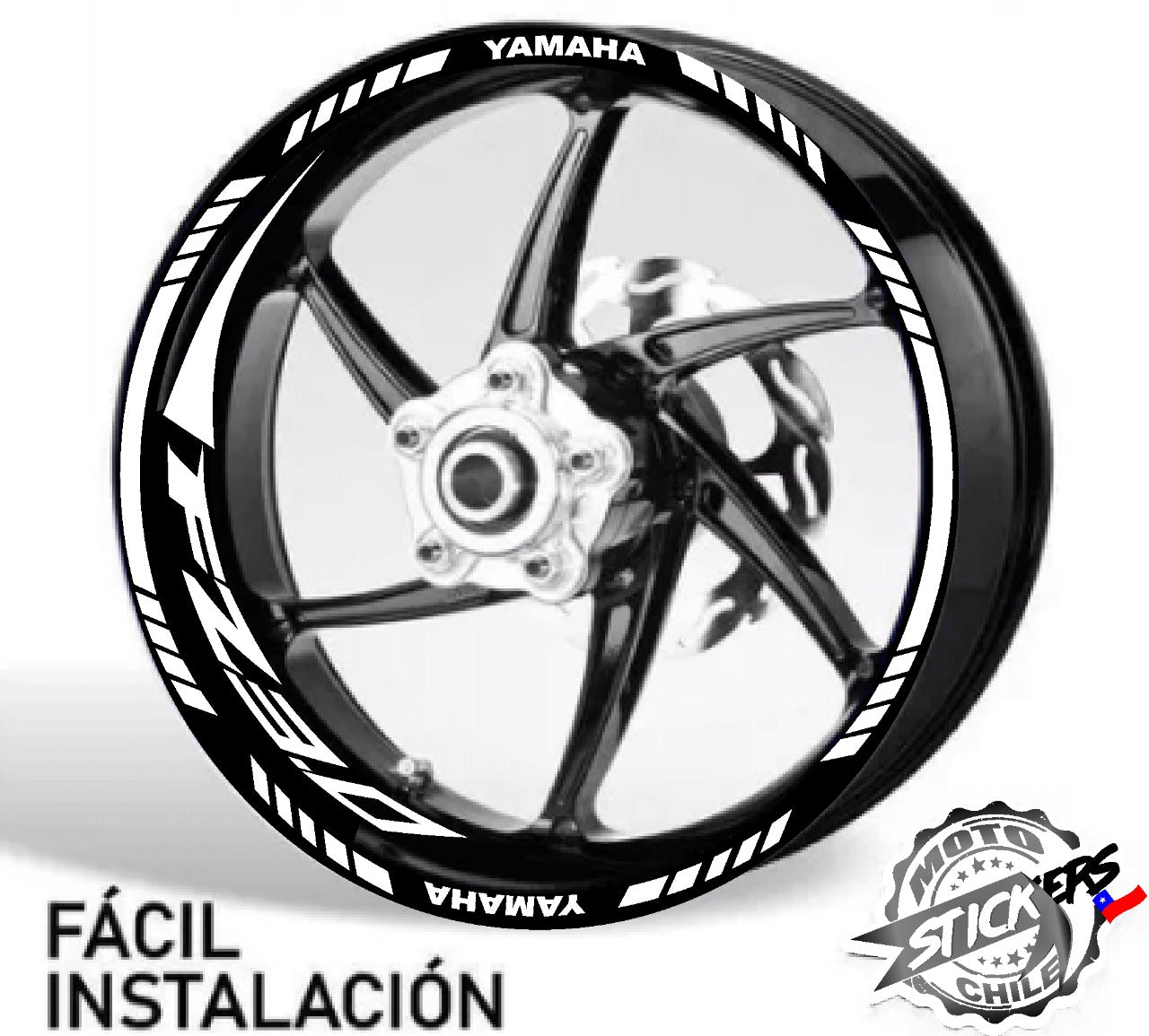 Kit stickers rines reflectantes FZ
