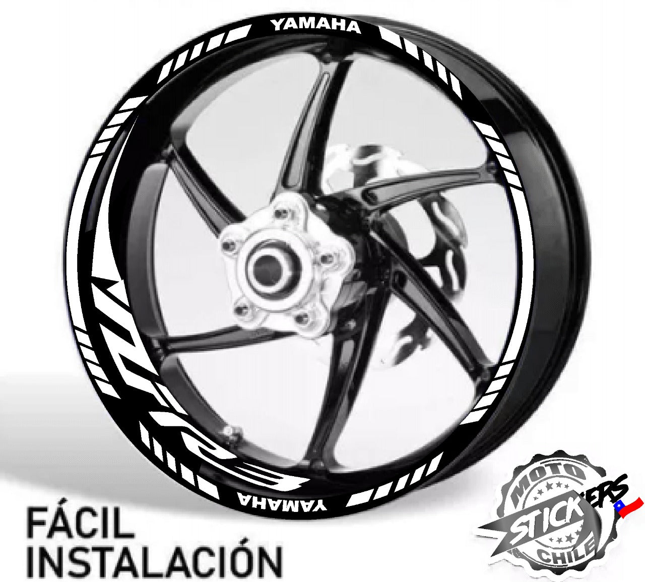 Kit stickers rines reflectantes YFZ R3