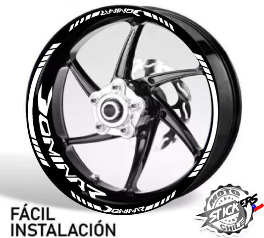 Kit stickers rines reflectantes Dominar