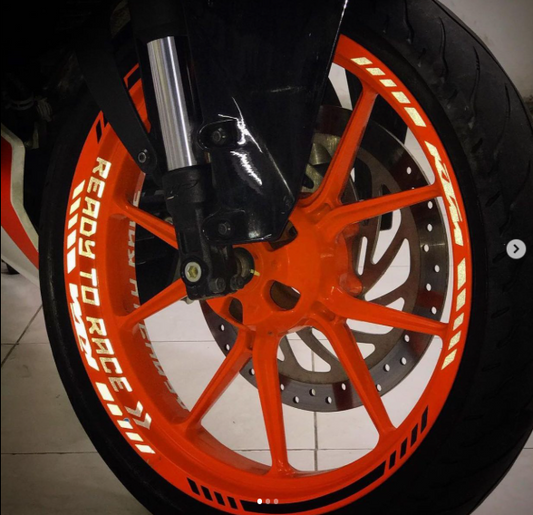 Kit stickers rines reflectantes KTM