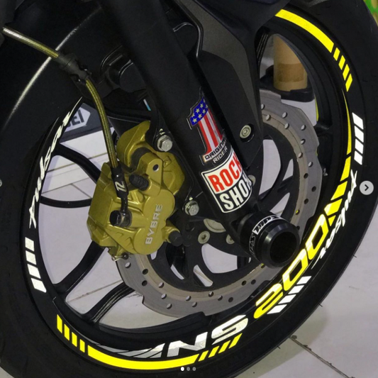 Kit stickers rines reflectantes Pulsar NS