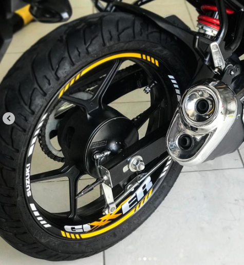 Kit stickers rines reflectantes Gixxer