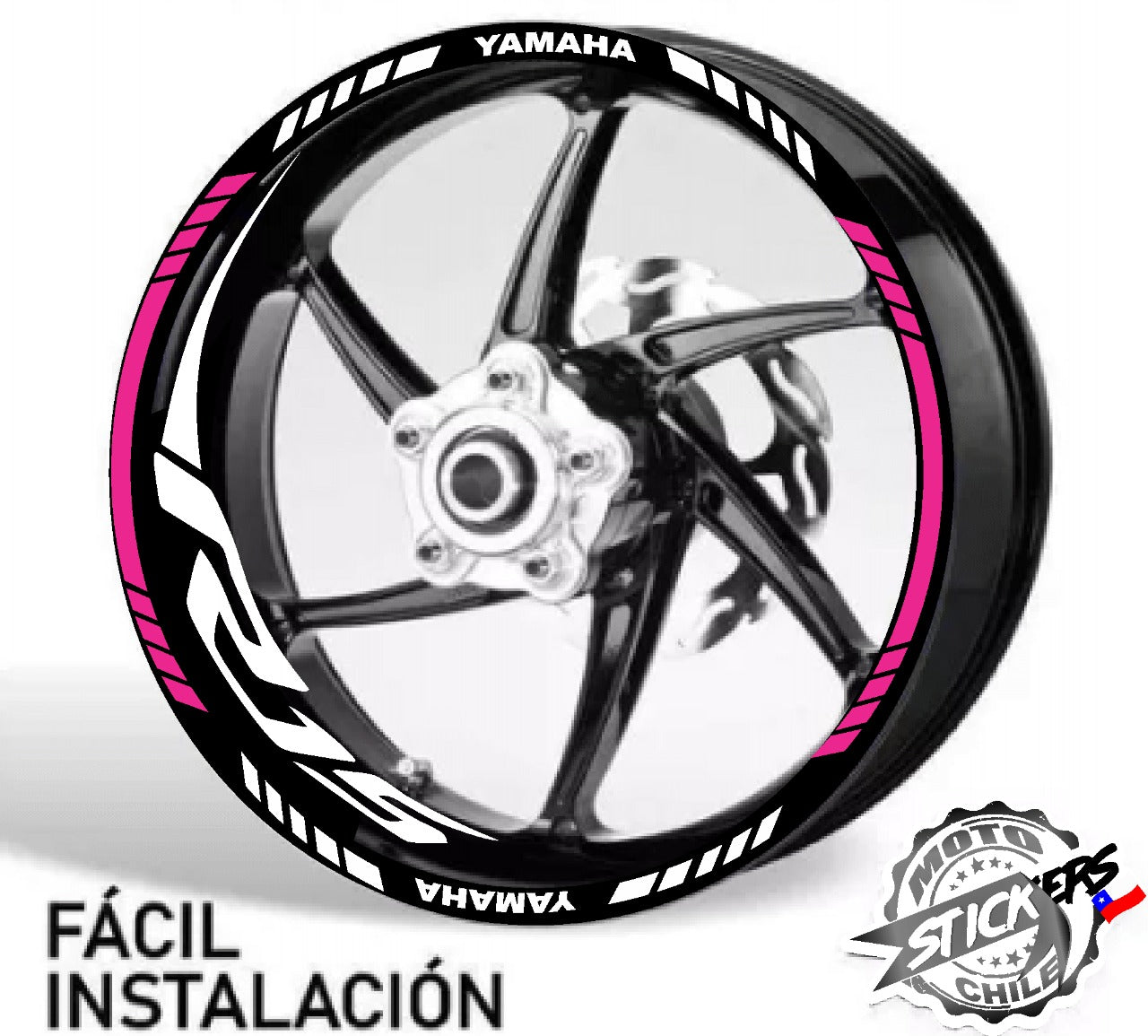 Kit stickers rines reflectantes R15