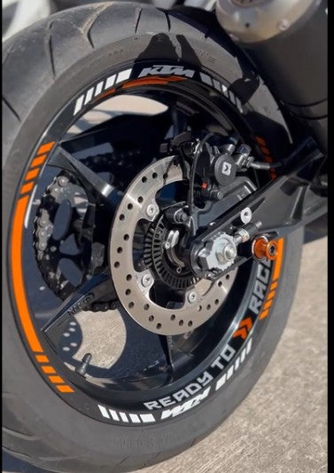 Kit stickers rines reflectantes KTM