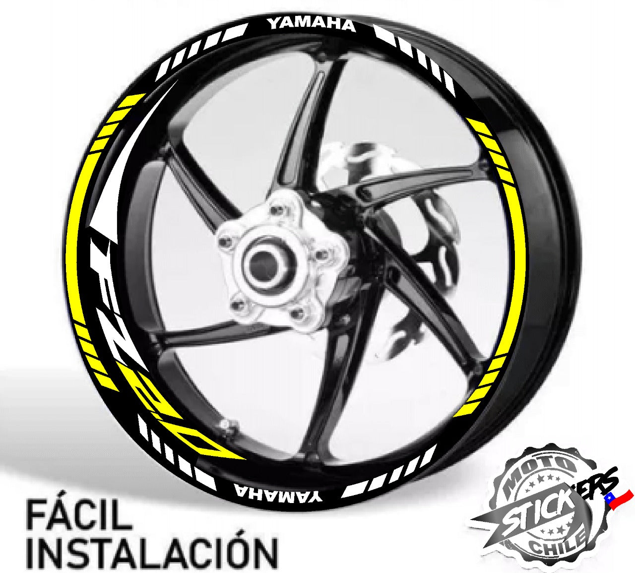 Kit stickers rines reflectantes FZ