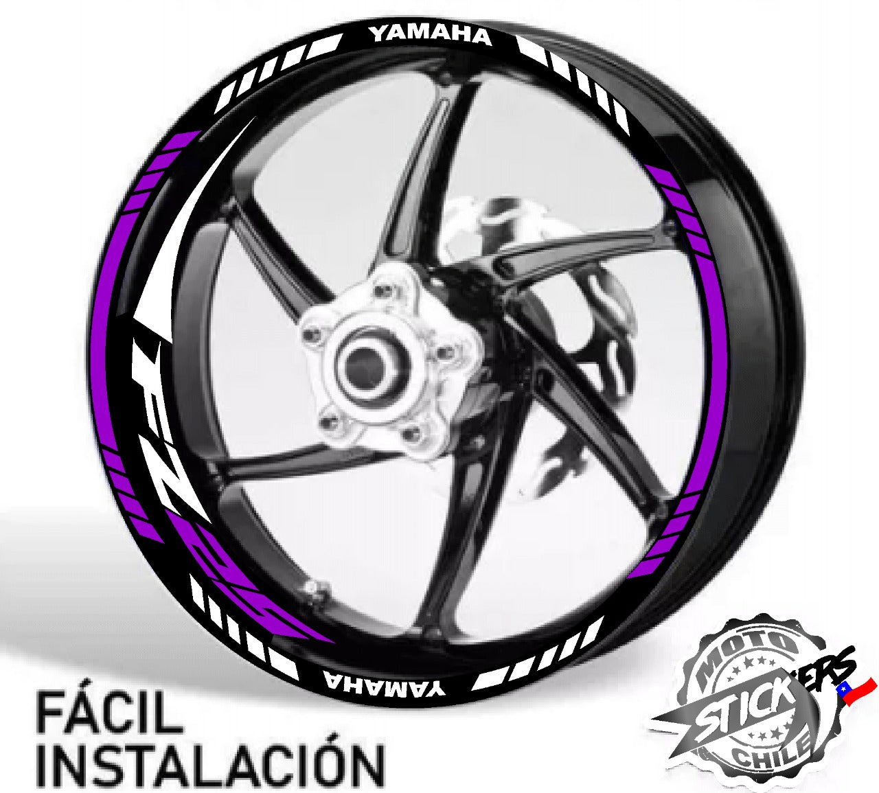 Kit stickers rines reflectantes FZ
