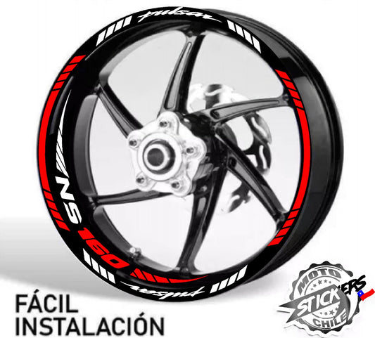 Kit stickers rines reflectantes Pulsar NS