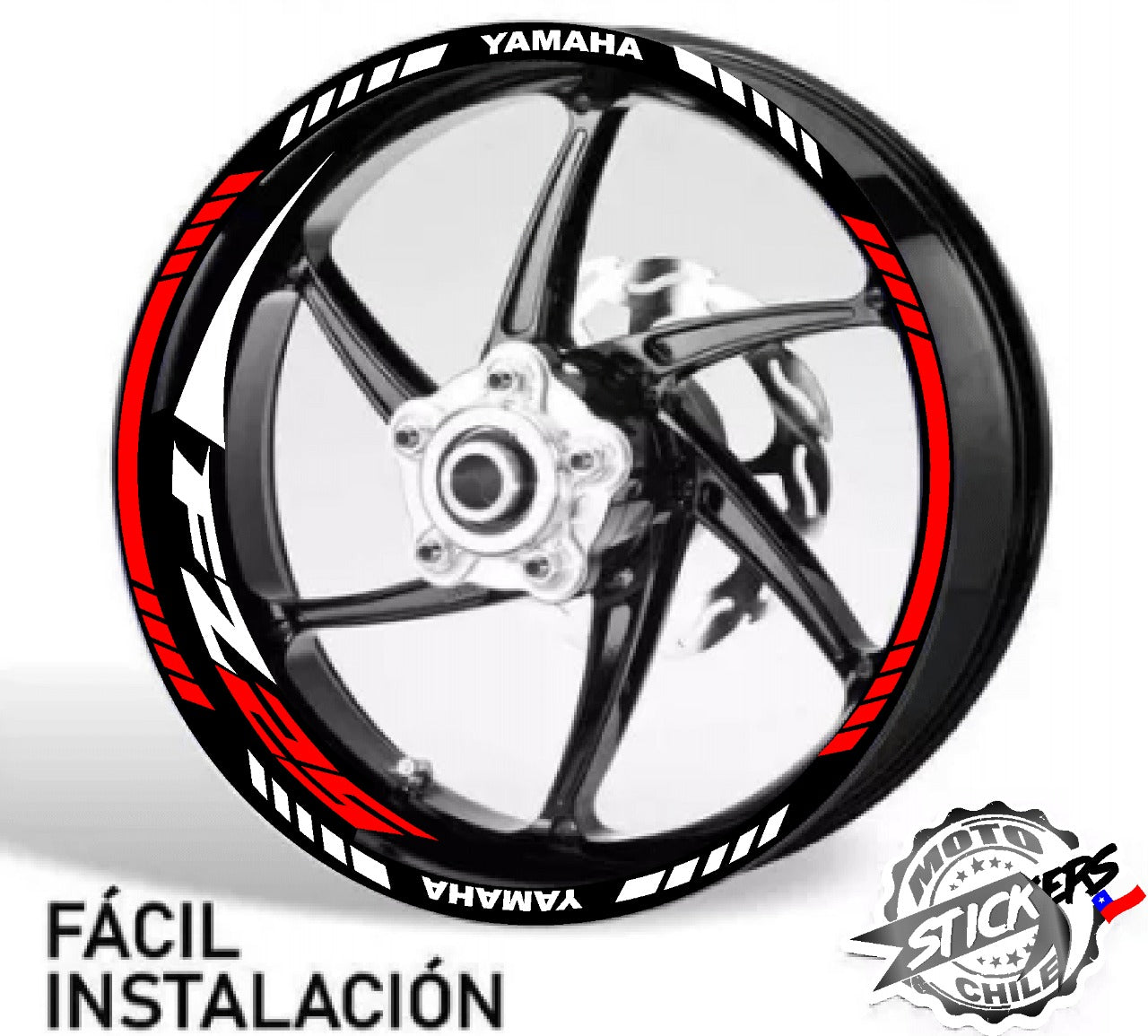 Kit stickers rines reflectantes FZ