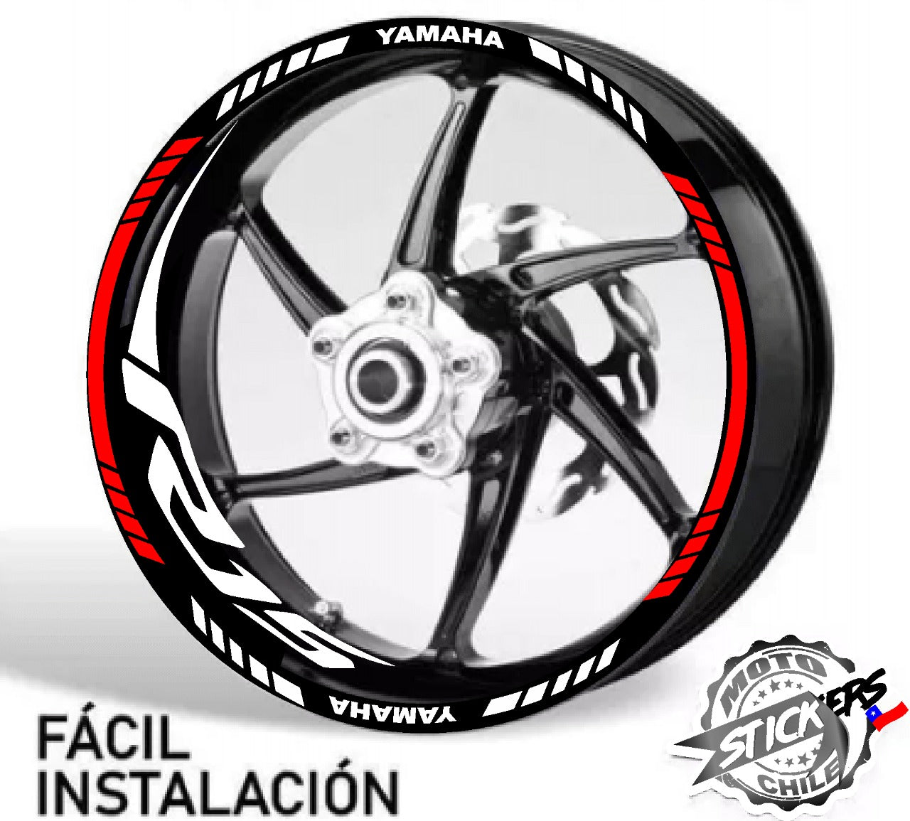 Kit stickers rines reflectantes R15