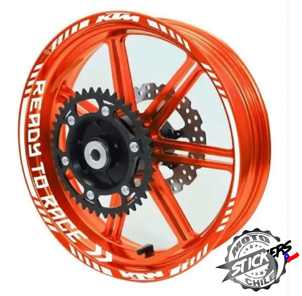 Kit stickers rines reflectantes KTM