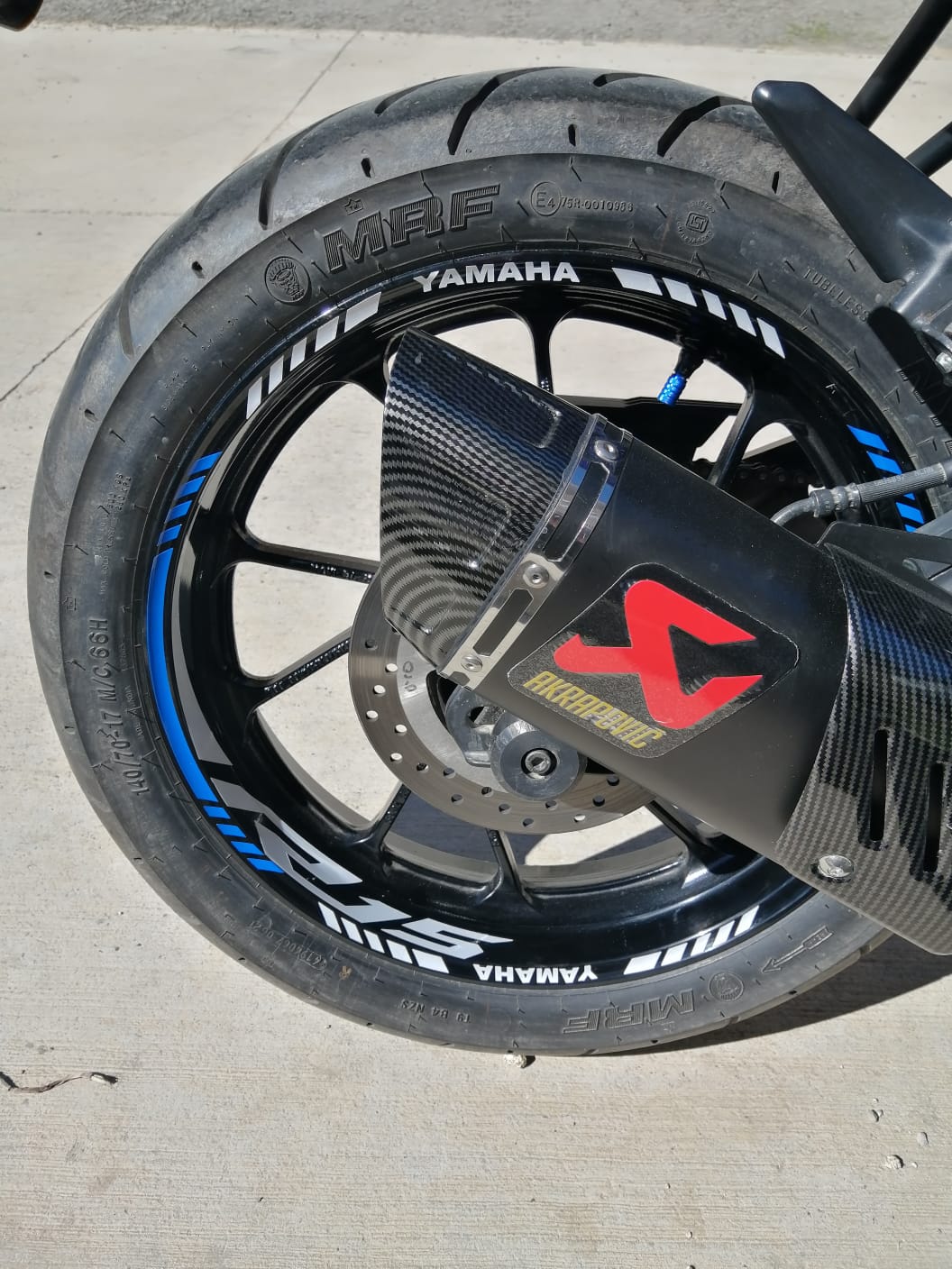 Kit stickers rines reflectantes R15