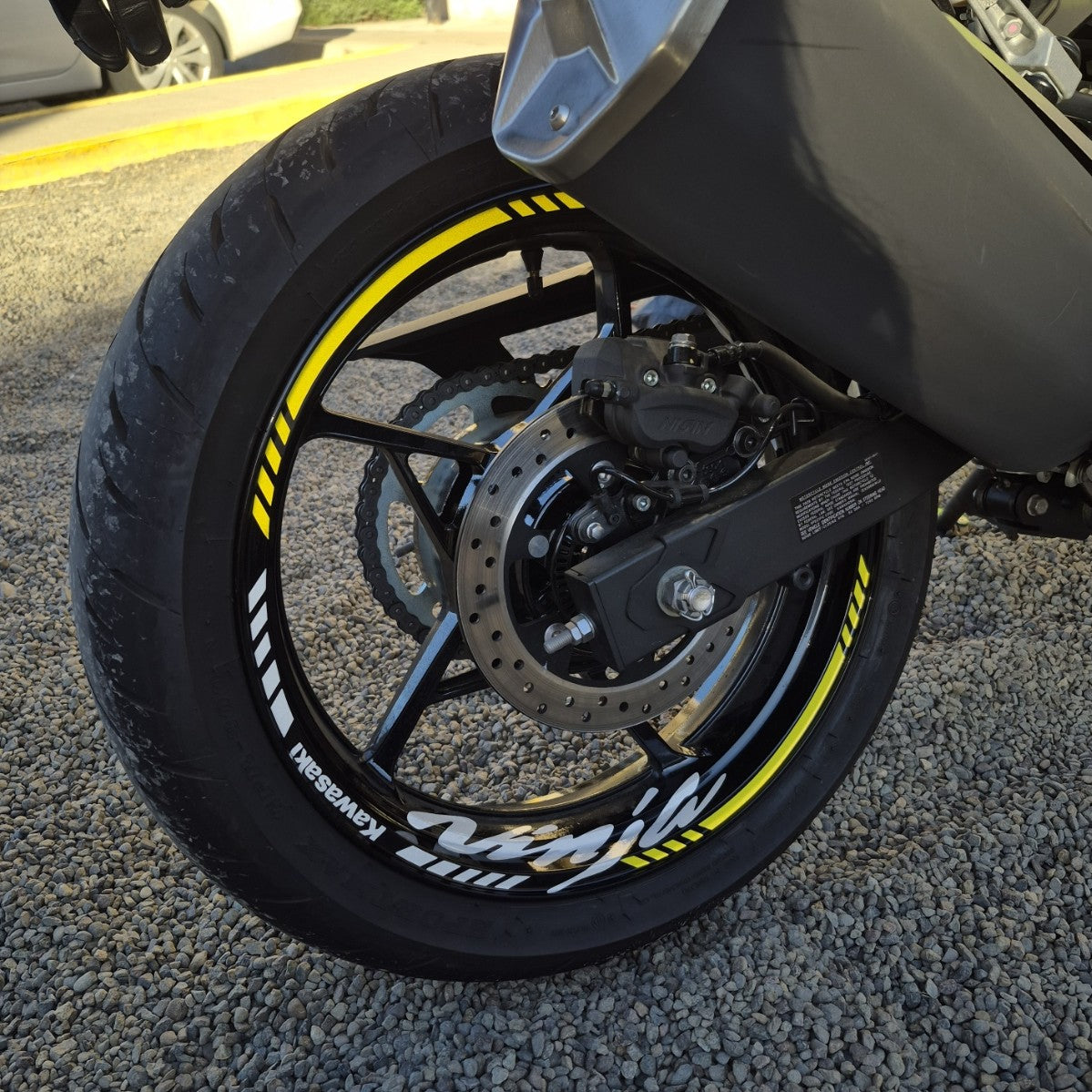 Kit stickers rines reflectantes Ninja