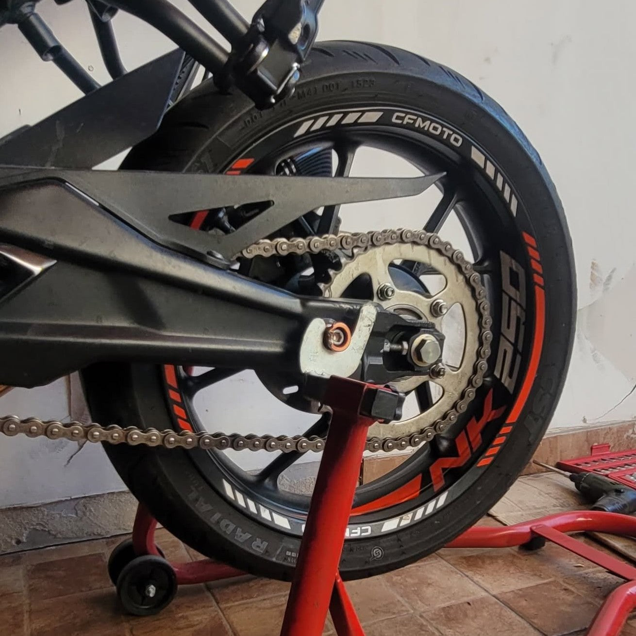 Kit stickers rines reflectantes NK CFMOTO