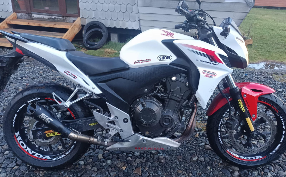 Kit stickers de rines reflectantes Honda