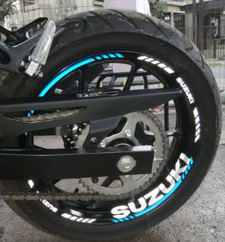 Kit stickers de rines reflectantes Suzuki