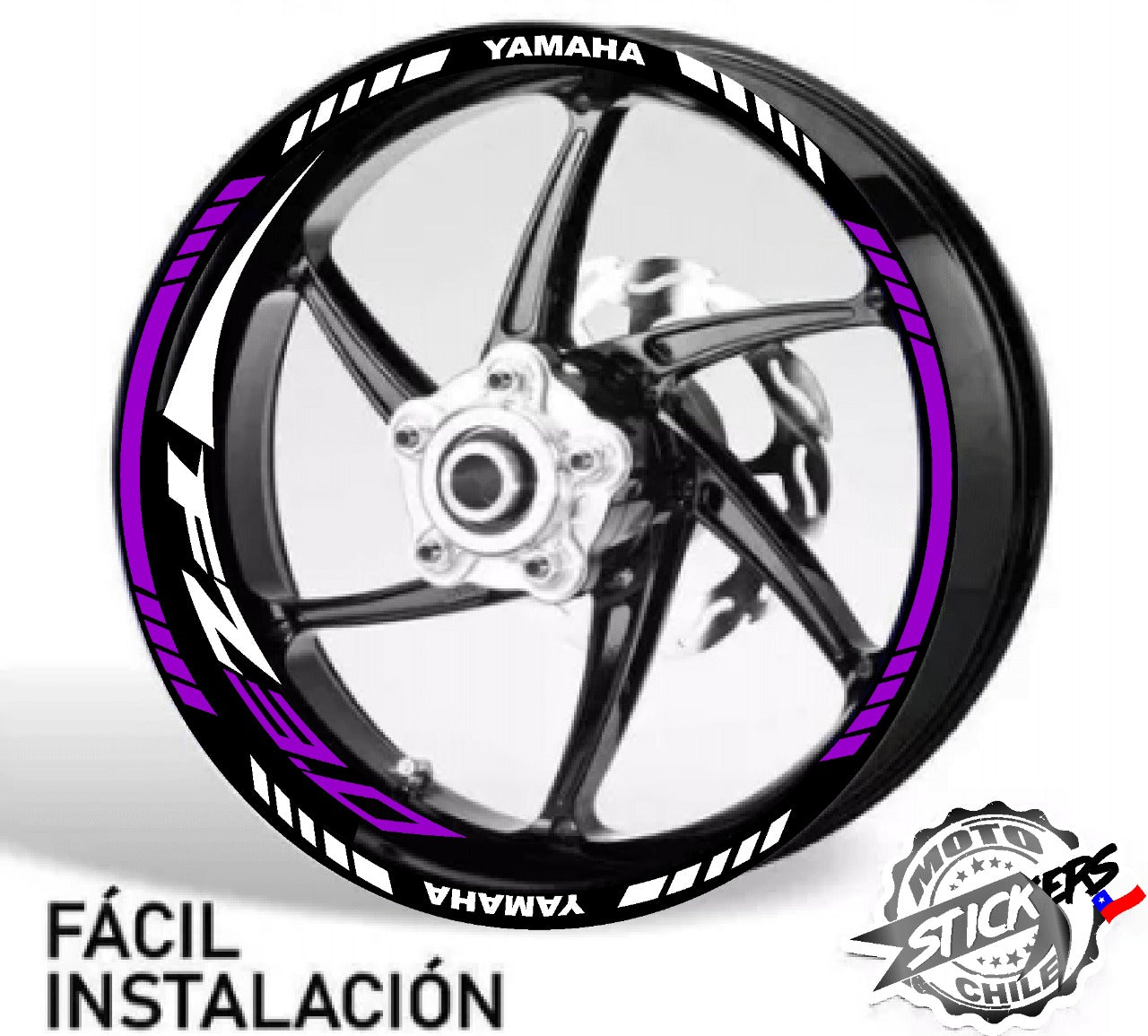 Kit stickers rines reflectantes FZ