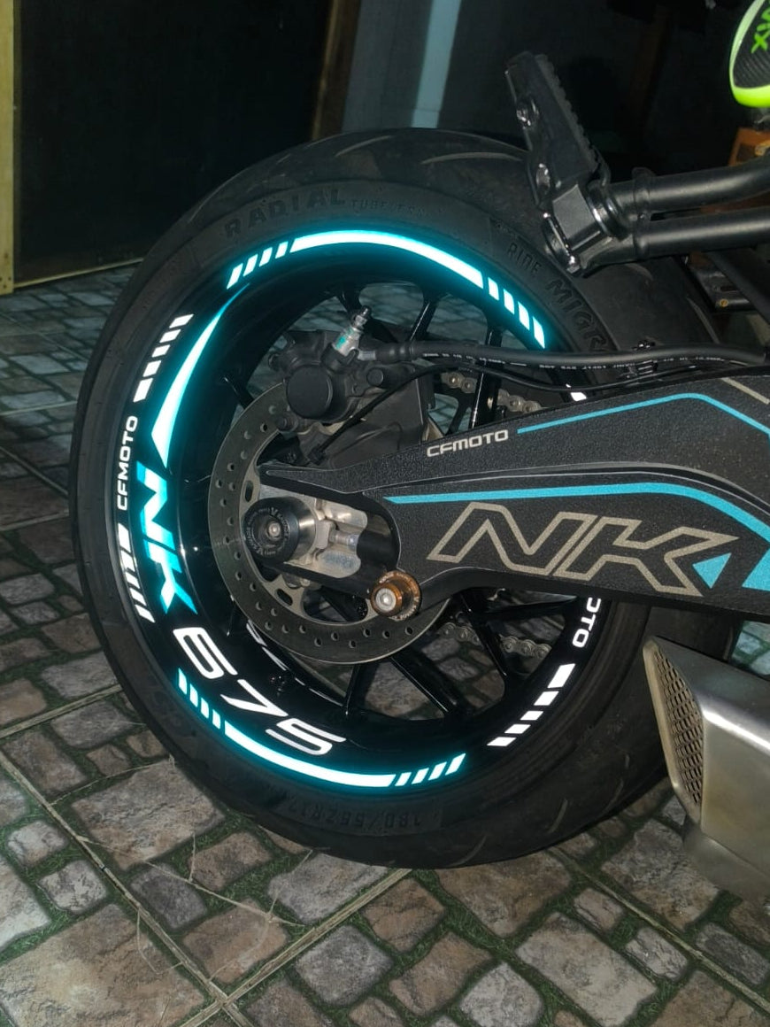 Kit stickers rines reflectantes NK CFMOTO